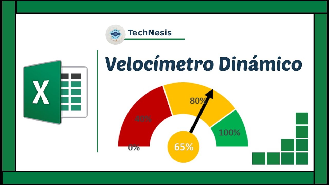 Excel | Cómo Crear un Gráfico de Velocímetro con Meta Dinámica