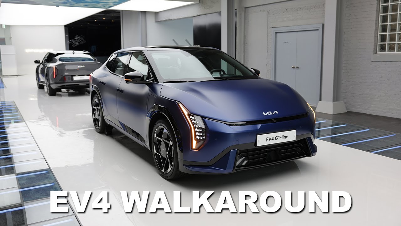 🔇 2026 Kia EV4 & EV4 GT-line – Full Walkaround & Interior in 4K | First EV Sedan Ultra-Low 0.23 Cd