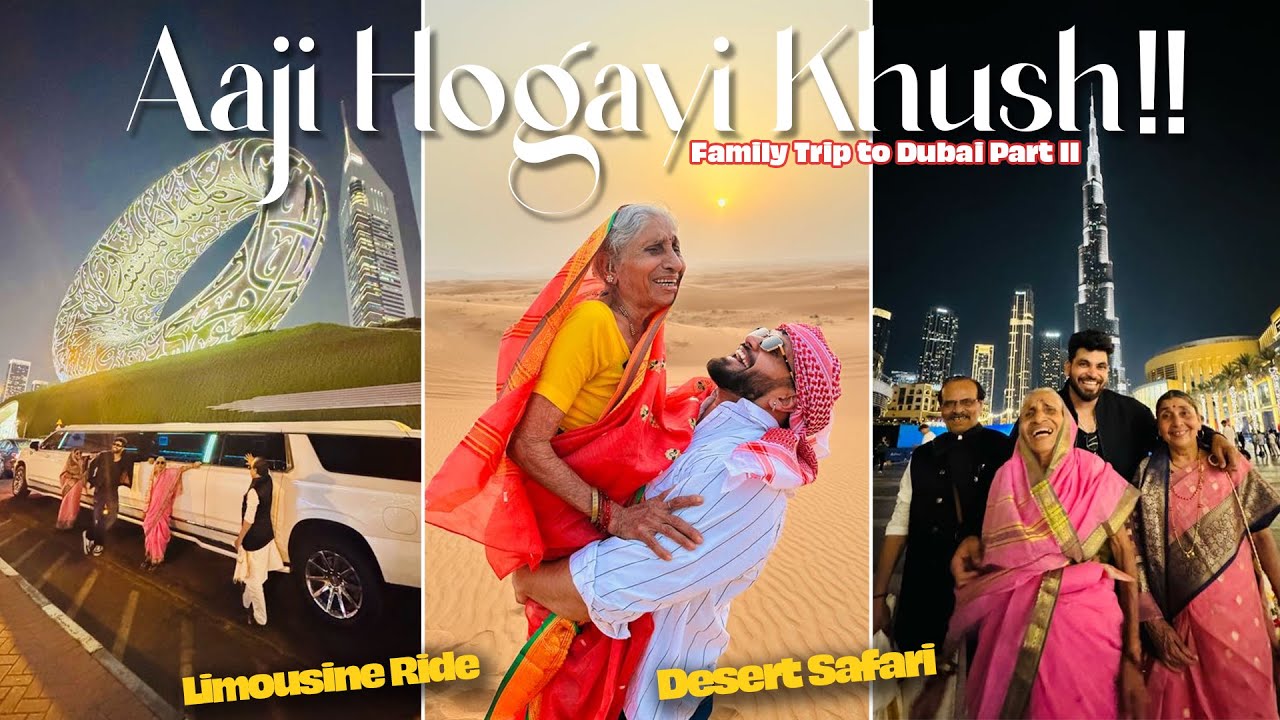 Family Trip to Dubai Part 2 |❤️ #ShivThakare