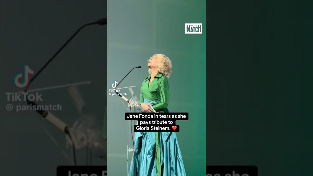 Джейн Фонда ПРОСЛЕЗИЛАСЬ во время трибьюта Глории Стайнем💔