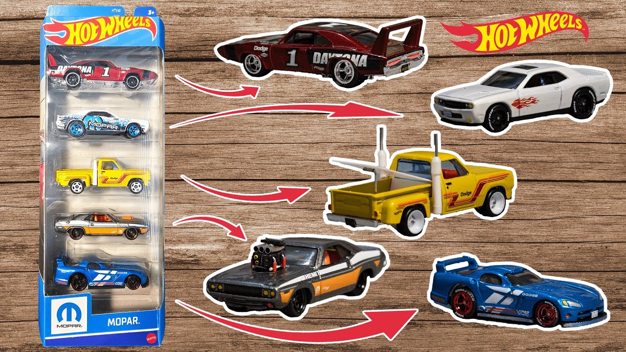 Hot Wheels Mopar 5 Pack Customization