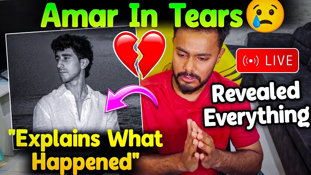 Live🔴 GodL Amar In Tears😢 Revealed Everything On Tahir Incident💔🚨 Request To Fans🙏