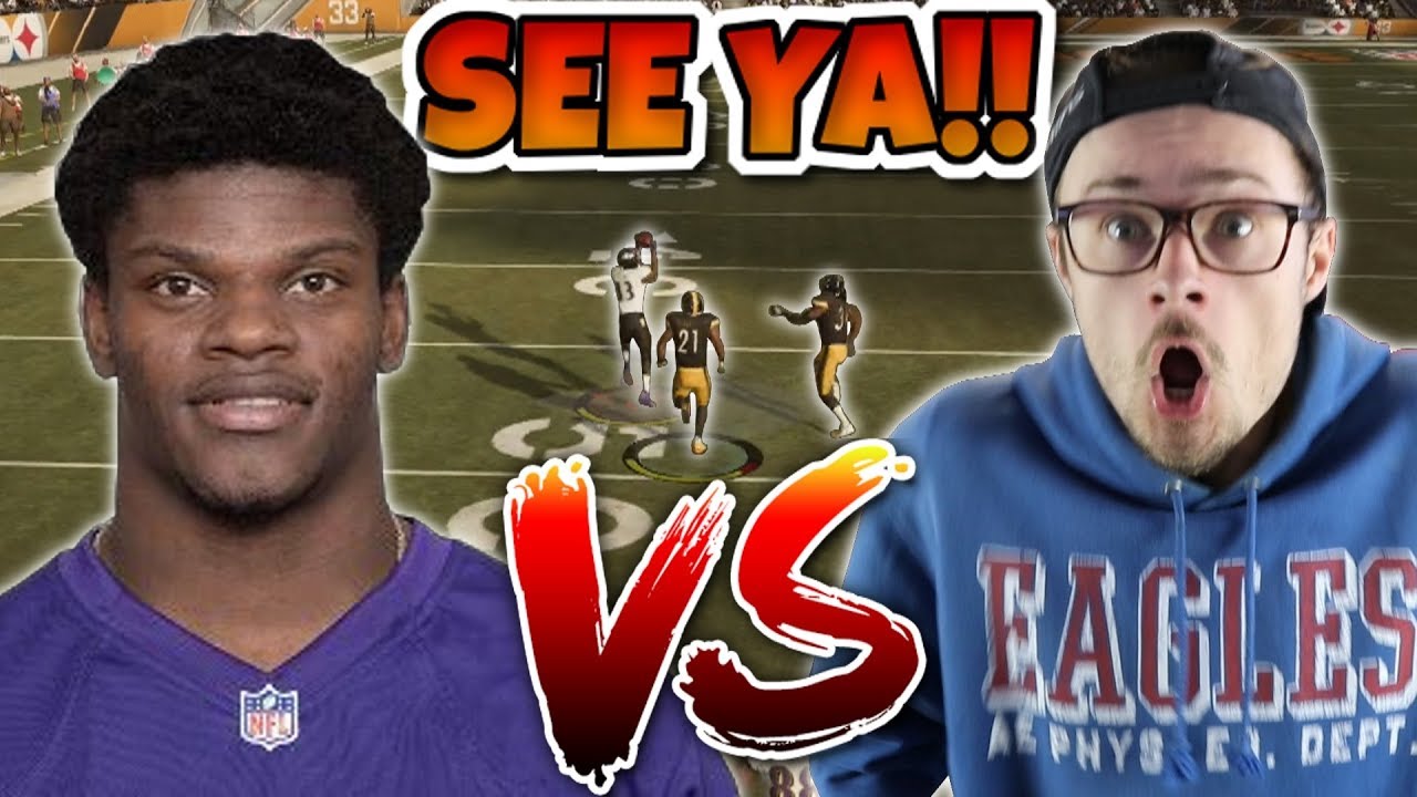 LAMAR JACKSON vs YOBOY PIZZA Trash Talking Forfeit!! Madden 19 #2