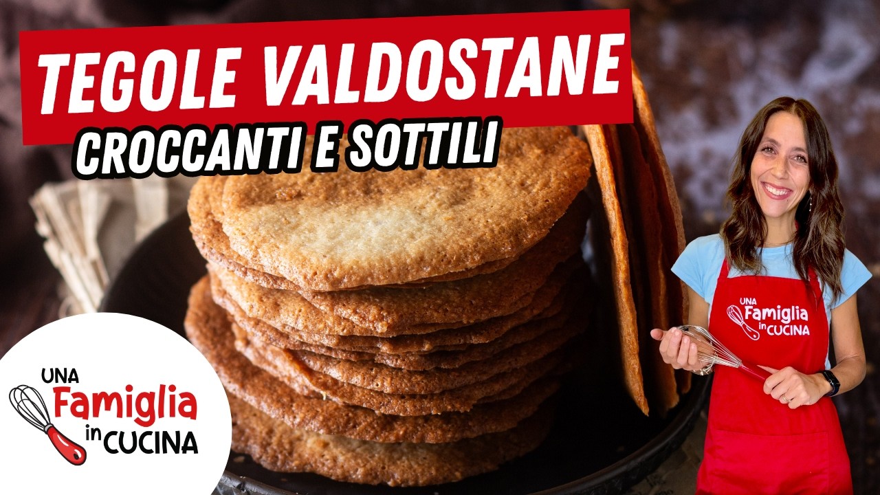 Ho fatto la ricetta dei biscotti più buoni della Valle d'Aosta: le tegole valdostane! SUCCESSONE!