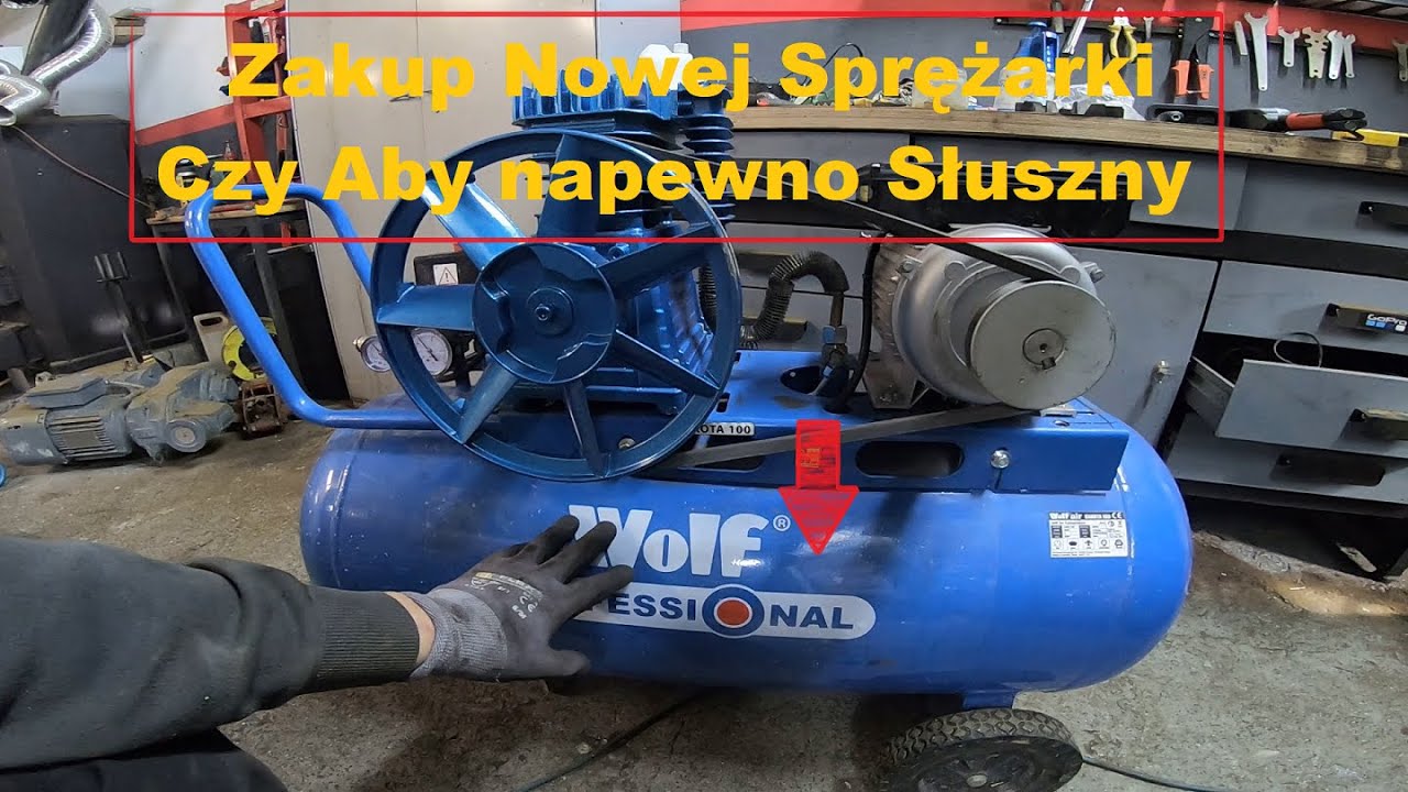 Vlog#102/Nowy kompresor Barracuda + Silnik 2.2kw czy to zadziała?/butla tylko 90L czy sobie poradzi