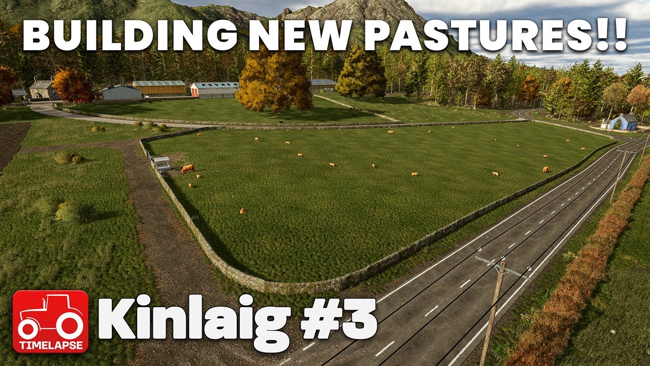 ПАСТБИЩА НОВЫЕ!! Kinlaig FS25 Timelapse Farming Simulator 25 Ep 3