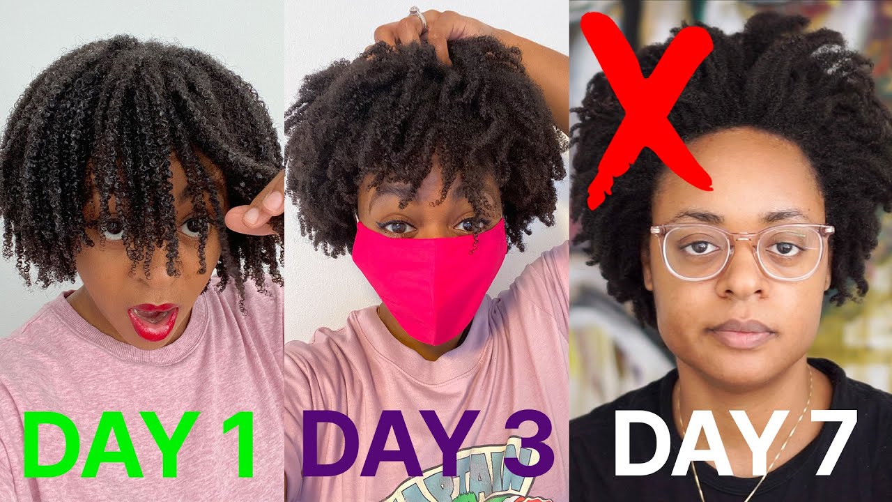 7 Day Wash N Go Routine FAIL 🙈 | Type 4 Hair