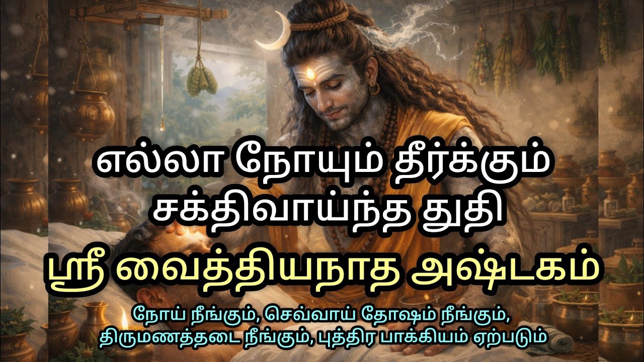 எல்லா நோயும் தீர்க்கும் அதி சக்திவாய்ந்த வைத்தியநாத அஷ்டகம் திருமணத்தடை & செவ்வாய்தோஷம் நீங்கும்