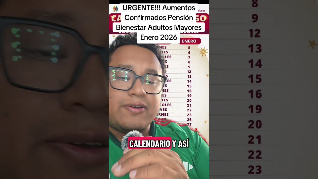 URGENTE!!! Aumentos Confirmados Pensión Bienestar Adultos Mayores Enero 2026
