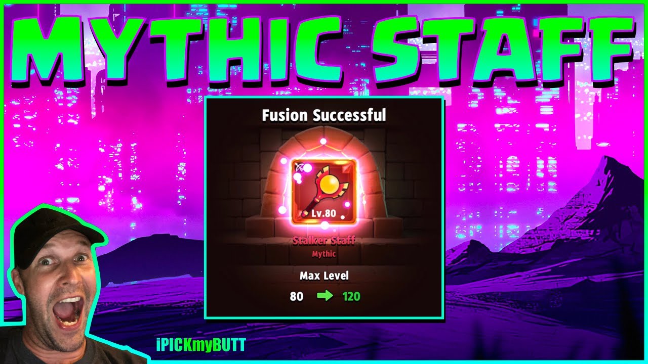 Archero i created a MONSTER!!! Mythic Stalker Staff