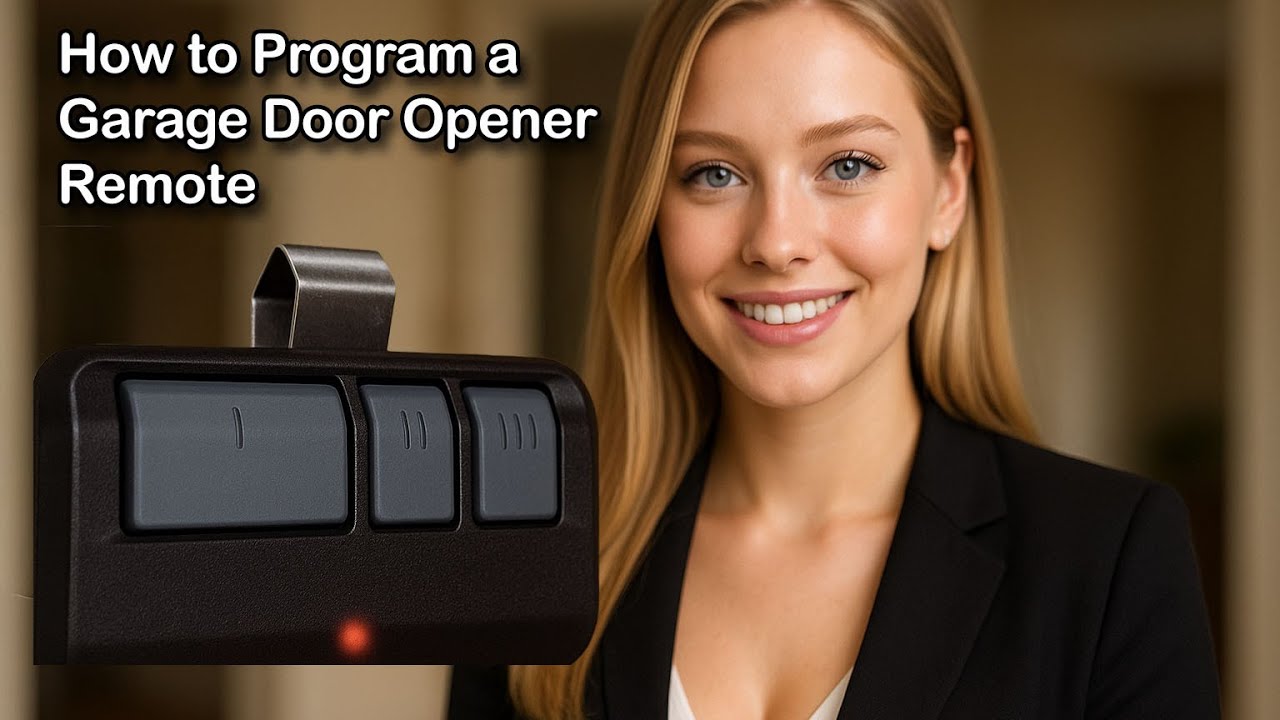 How to Program a Universal Chamberlain / Craftsman / LiftMaster Garage Door Opener Remote