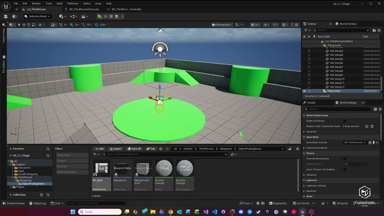 Cube ObjectPooling – Subsystem-Based Object Pooling in Detail