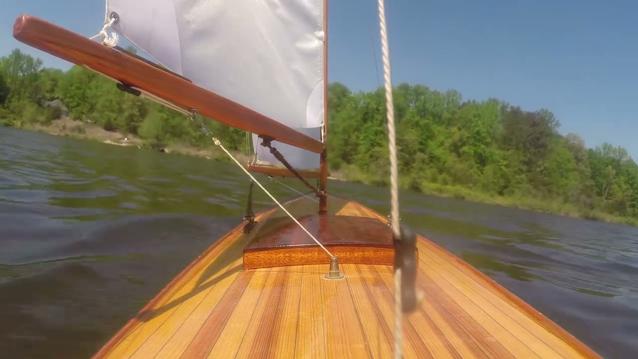 Afternoon sail on a Vintage Marblehead Pond Yacht