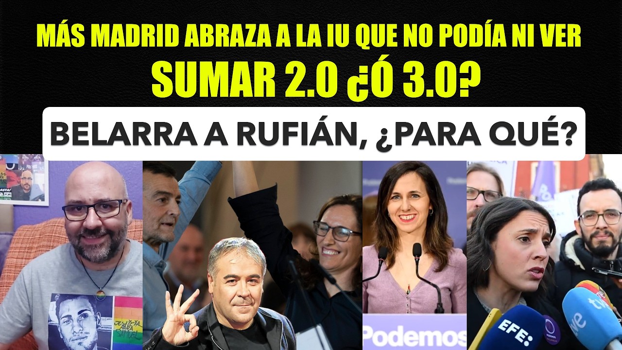 Ione Belarra responde a Rufián mientras Sumar se cambia el nombre a Lo que diga Ferreras, otra vez.