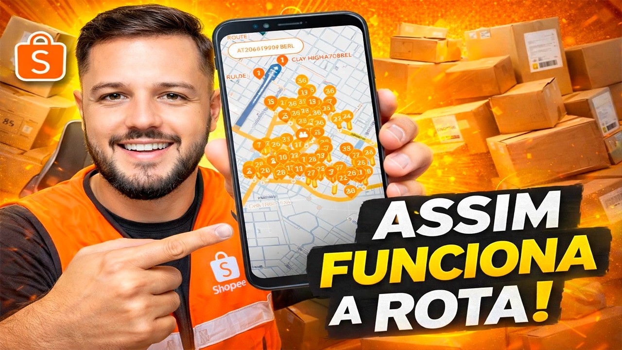 COMO FUNCIONA A ROTA SHOPEE NA PRÁTICA 🚚📦 Passo a Passo do Início ao Fim!