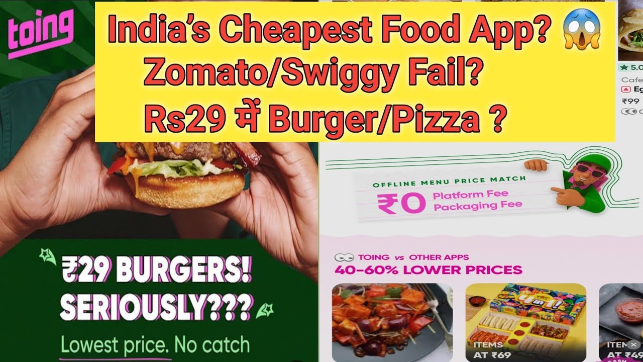 Toing App Review 2026 | Is This Really India&rsquo;s Cheapest Food App?