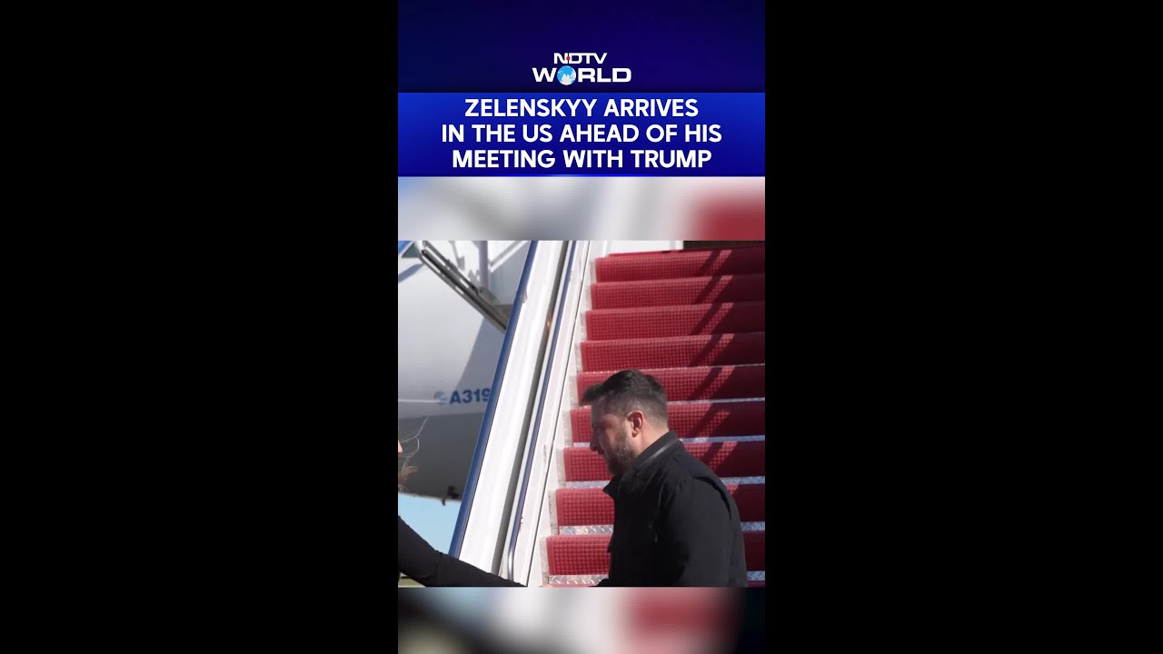Ukraine US Ties | Ukrainian President Zelenskyy Arrives In The US Ahead Of His Meeting With Trump