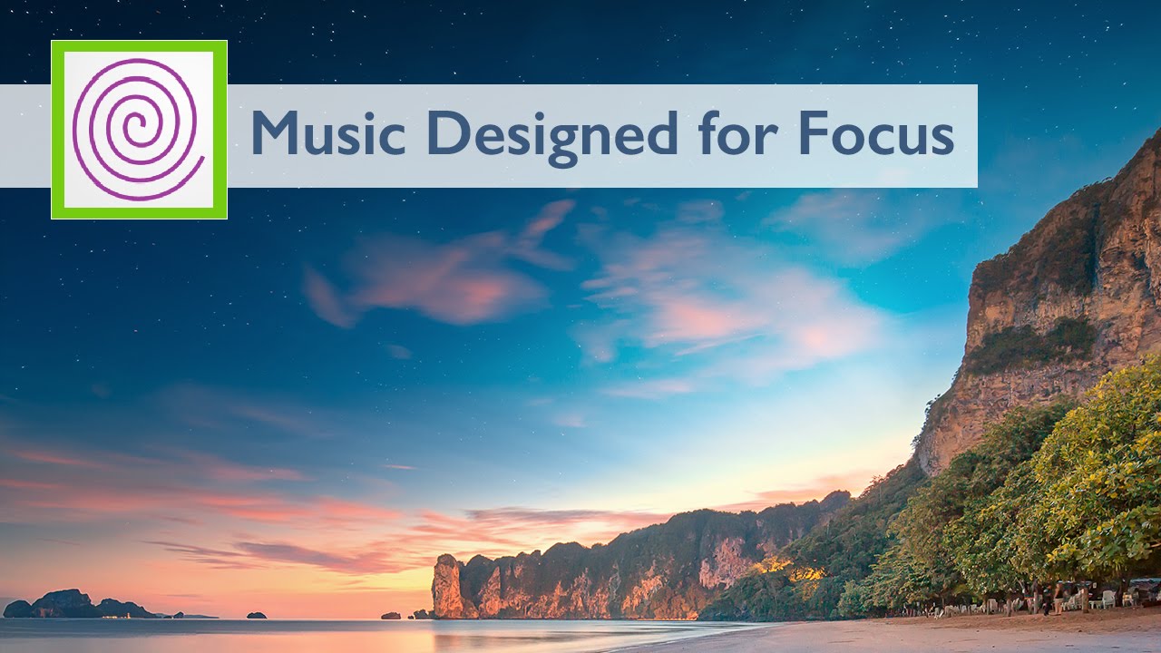 Music designed for focus. Improve concentration time. For reading, writing, meditation or yoga.