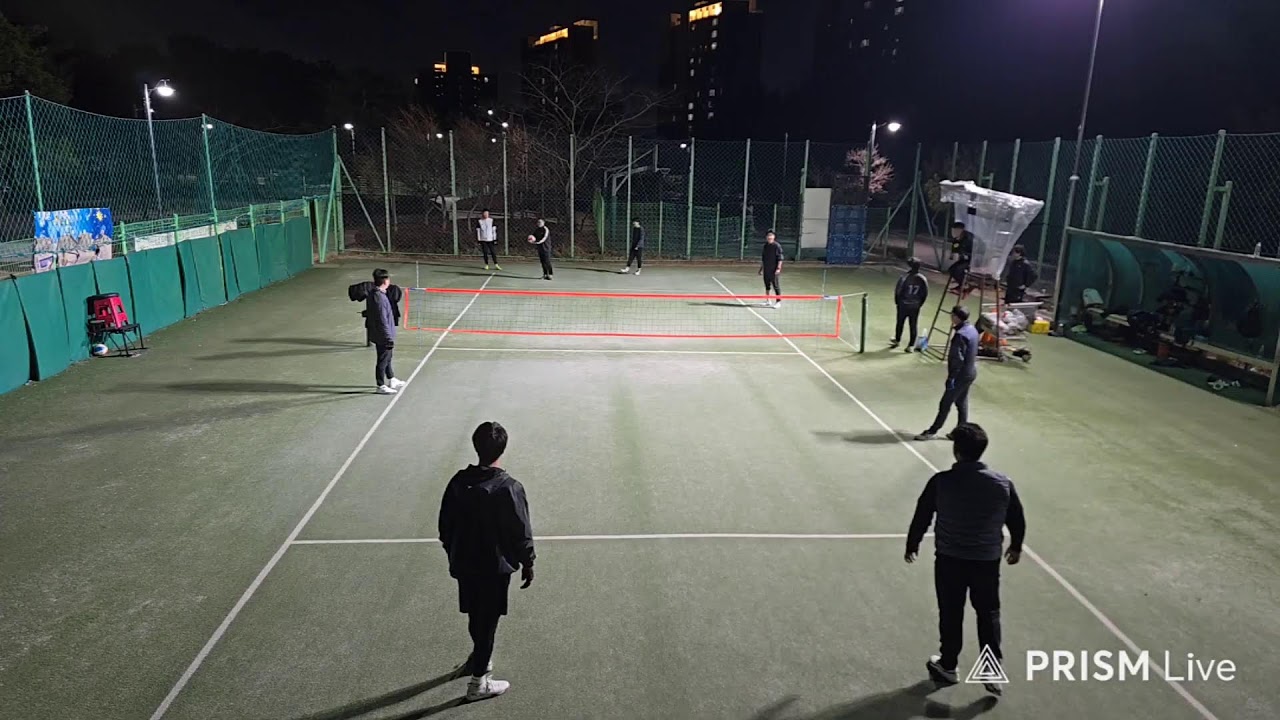 일월 야간족구 옥봉구장