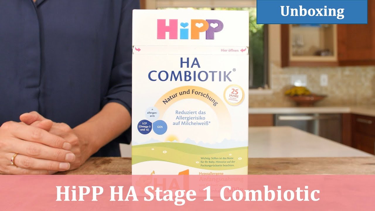 HiPP HA Stage 1 Combiotic Baby Formula Unboxing
