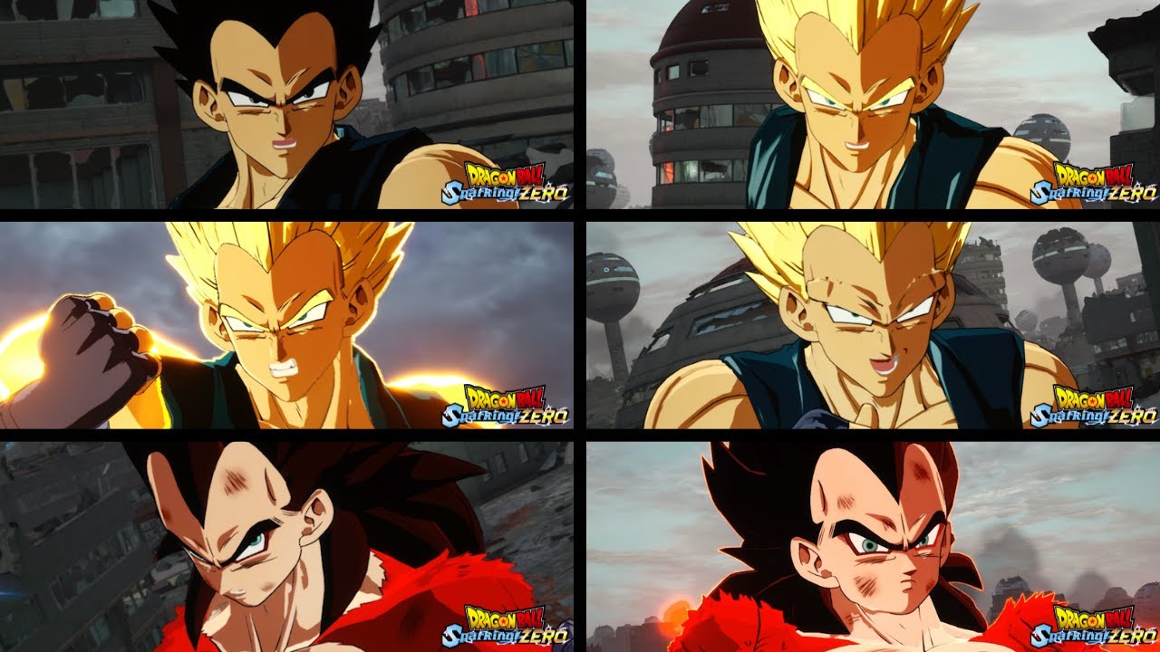 Vegeta GT's All NEW Transformations in Dragon Ball Sparking Zero Mod!