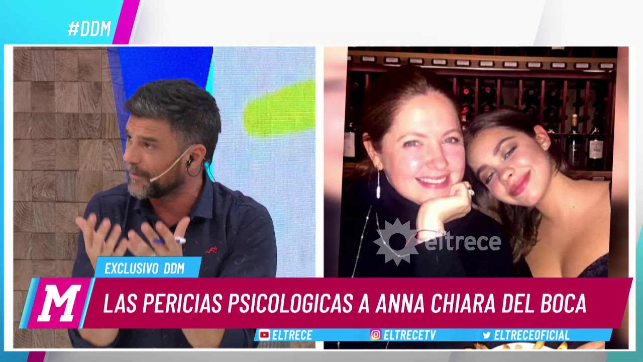 Estas son las pericias psicológicas de Anna Chiara del Boca