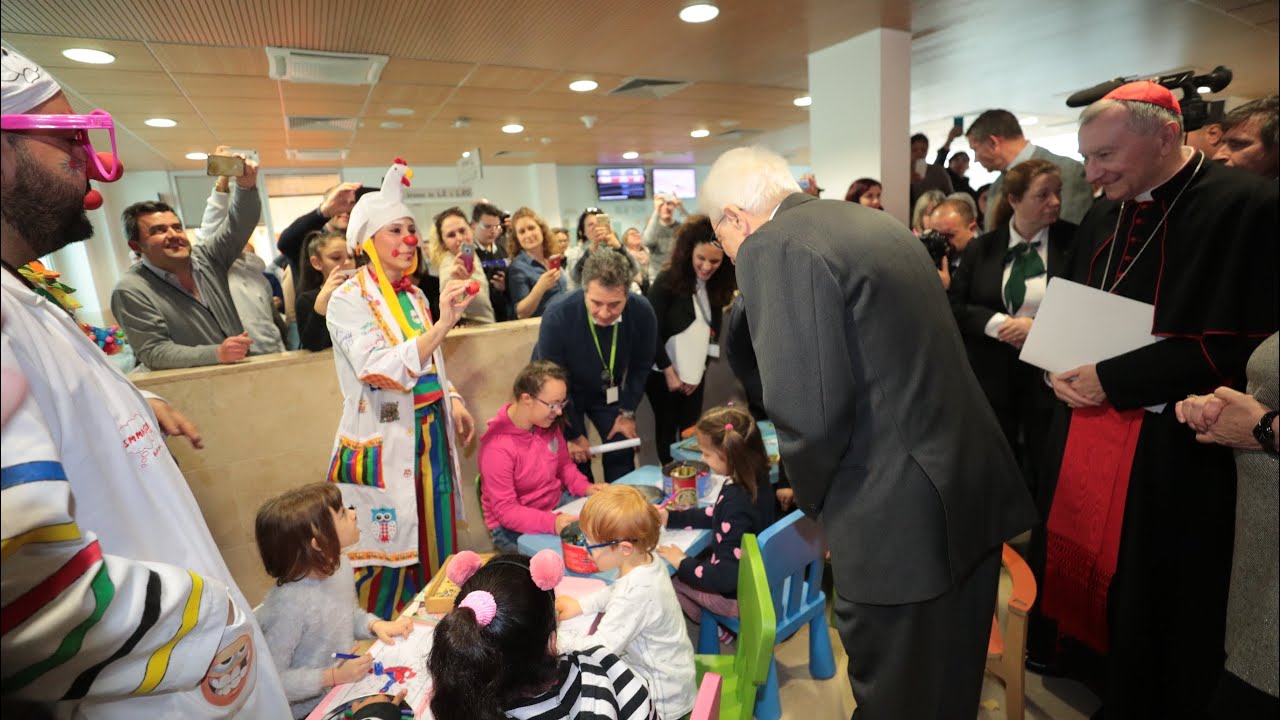 Visita del Presidente Mattarella all’Ospedale Pediatrico Bambino Gesù,