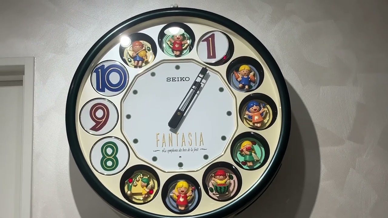 【傑作】SEIKO FANTASIA RE540M ♪おもちゃのチャチャチャ　byセイコーミュージアムGINZA「からくり時計の世界Ⅱ」