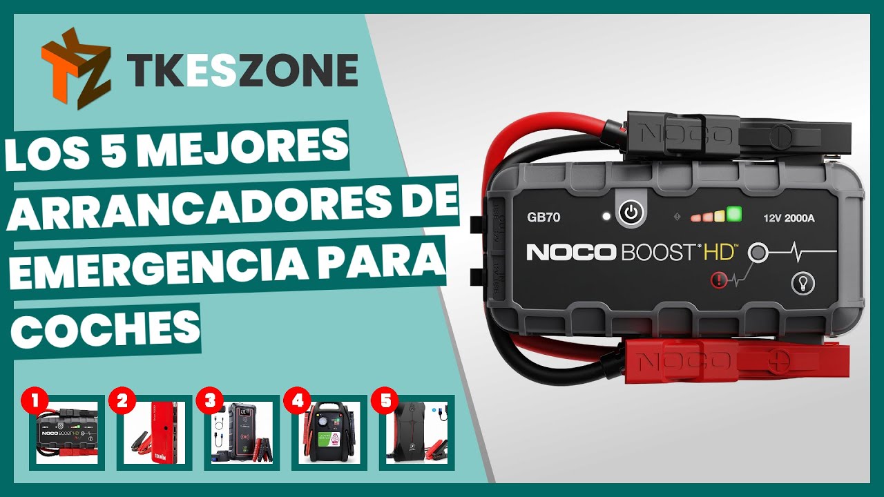 Los 5 mejores arrancadores de emergencia para coches