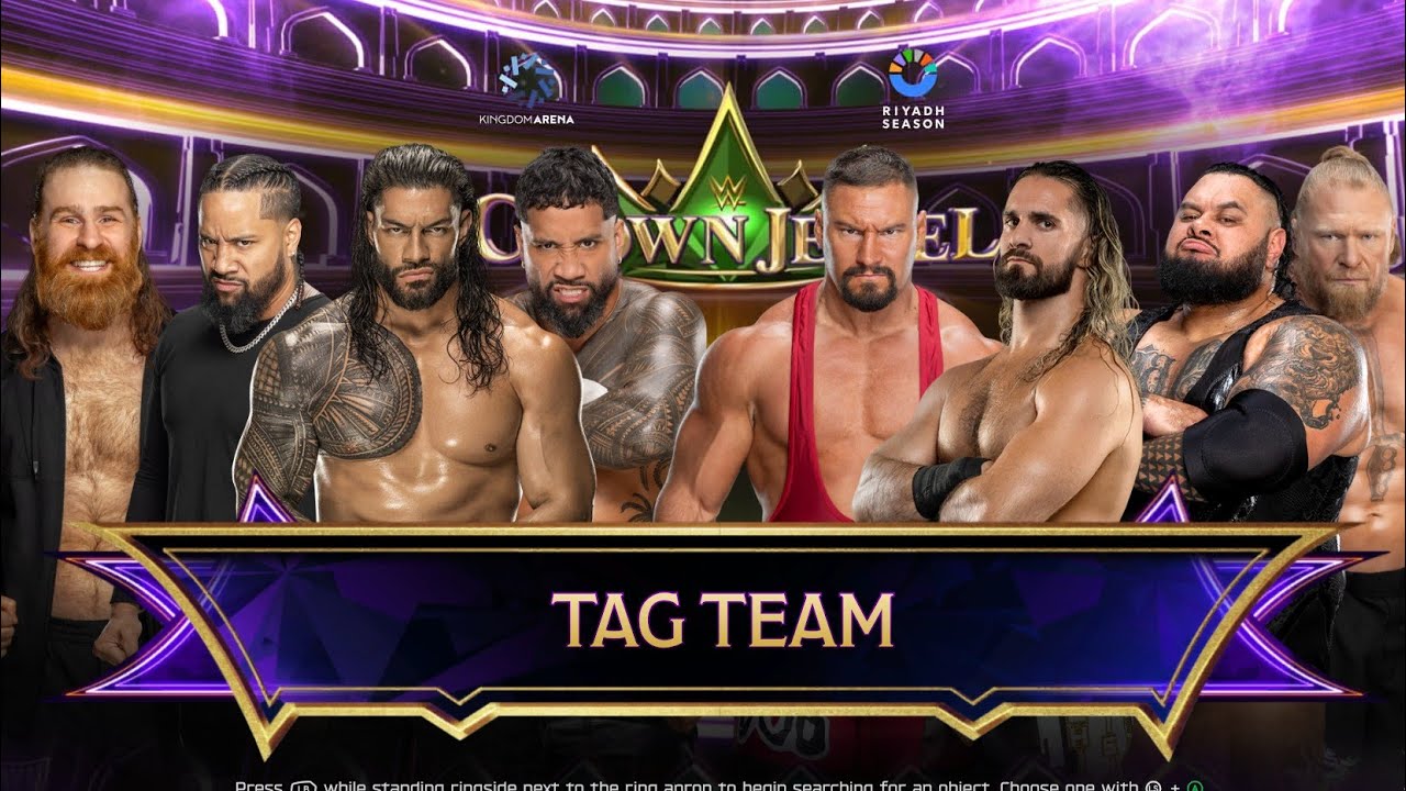 The OG Bloodline Vs Team Seth Rollins Full Fight wwe2k25 #viral #wwe #usa #india #kuwait #pc #otc