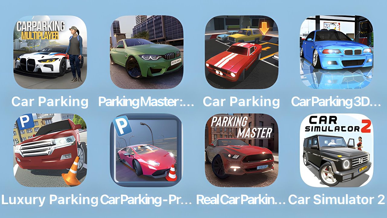 Car Parking, Parking Master, Car Parking Multiplayer, Car Simulator and More Car Games iPad Gameplay