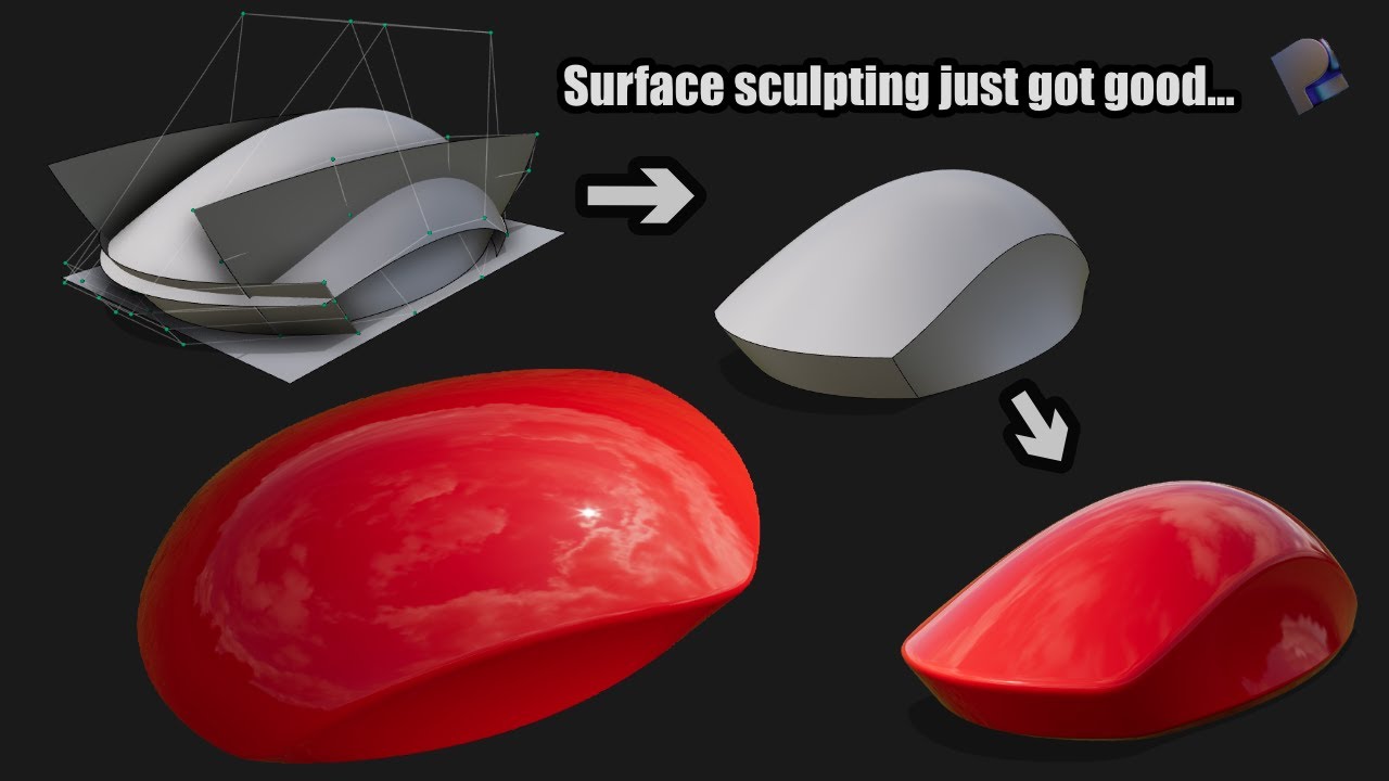 Surface sculpting just got good in Plasticity...