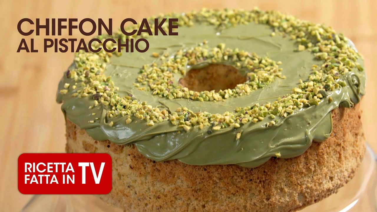 CHIFFON CAKE AL PISTACCHIO di Benedetta Rossi - Ricetta TV Fatto in Casa per Voi