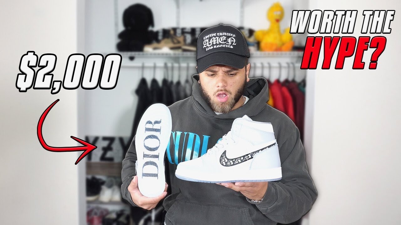 $2,000 DIOR JORDAN 1 UNBOXING/REVIEW & ON FEET | JORDAN 1 DIOR EARLY LOOK
