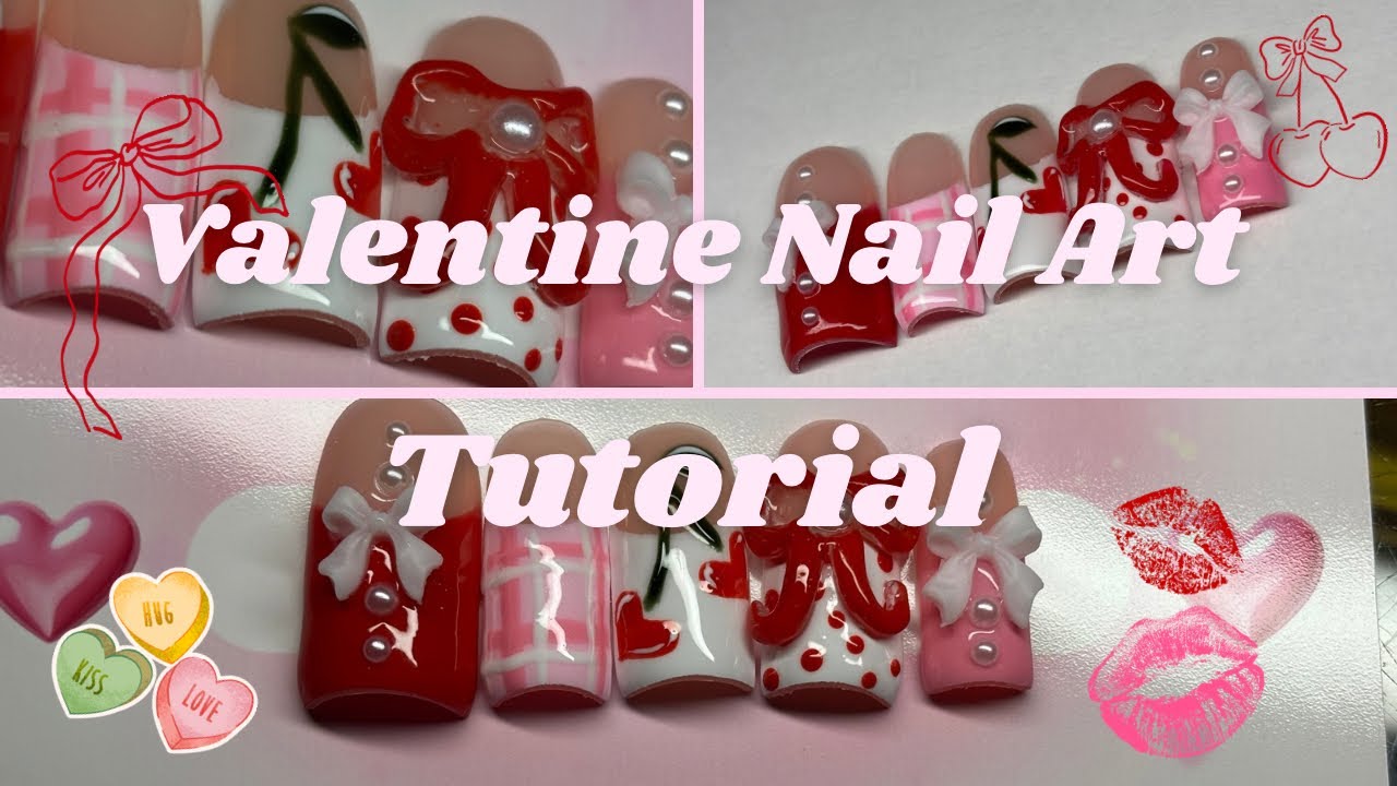 Valentine Nail Art Tutorial |2026✨🩷