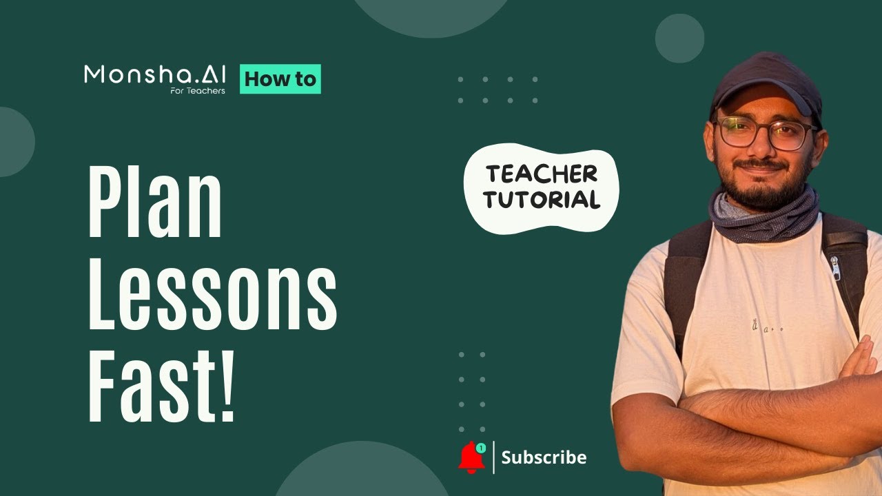 How to Add Lessons in Monsha &ndash; AI Lesson Planning Guide