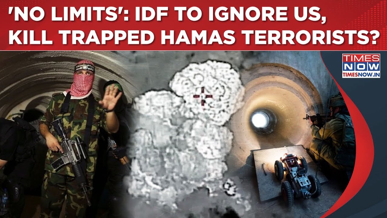IDF To Kill 200 Hamas Terrorists Trapped In Tunnels? Israel's Big 'Yellow Line' Threat Ignores US?