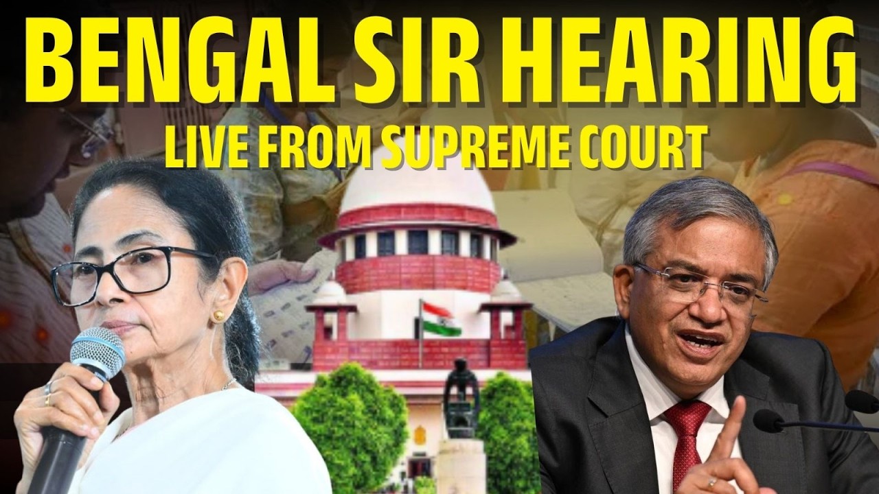 Bengal SIR hearing begins at Supreme Court | NTT | LIVE