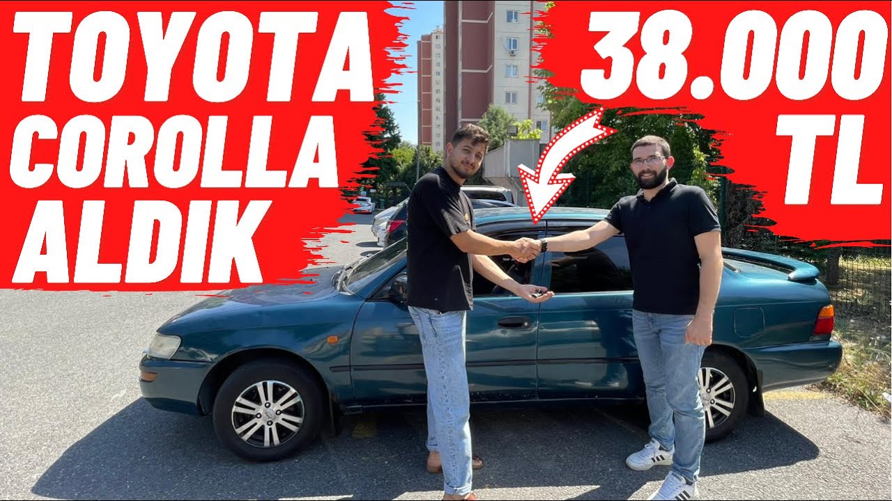 38.000 TL TOYOTA COROLLA ALDIK !
