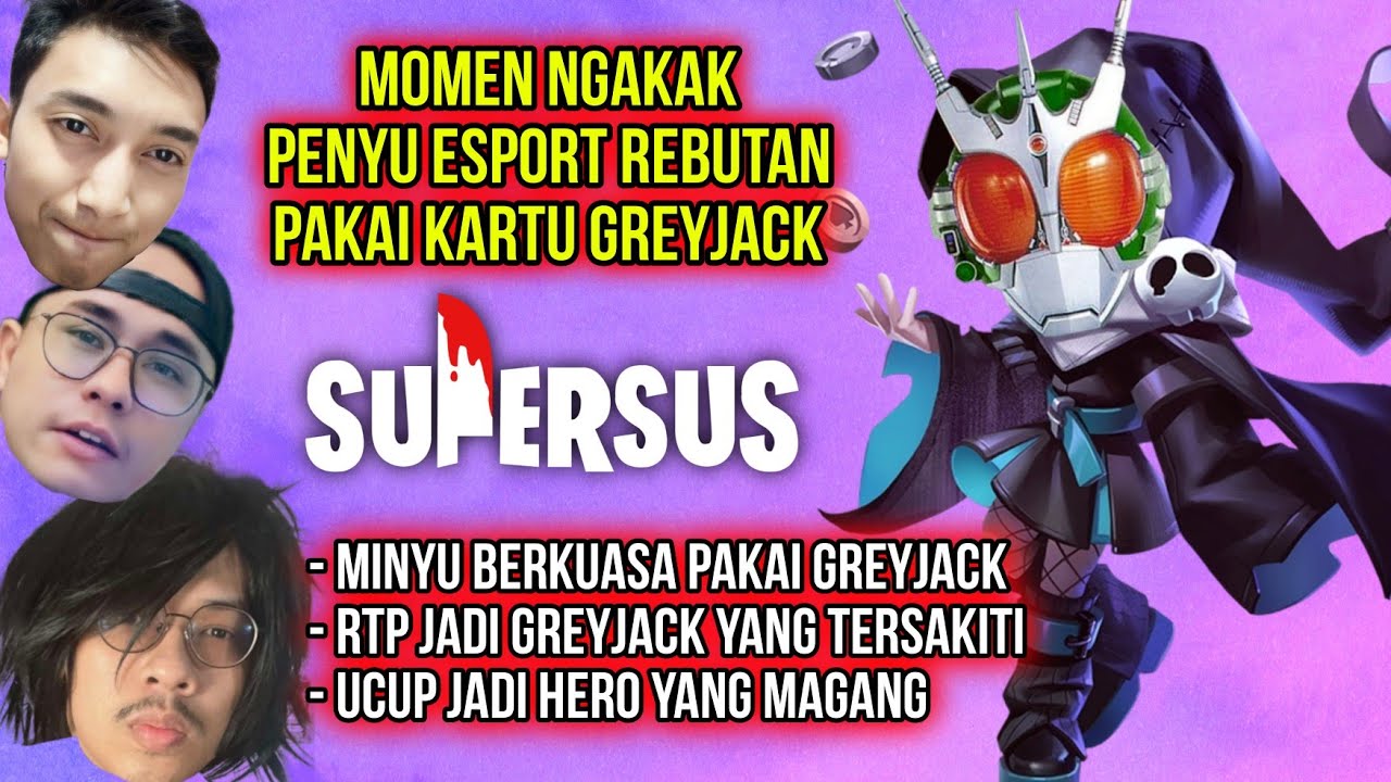 Momen Penyu Esport Rebutan Pakai Kartu Greyjack!!! Ada Yang Berkuasa dan Ada Yang Magang😭- Super Sus