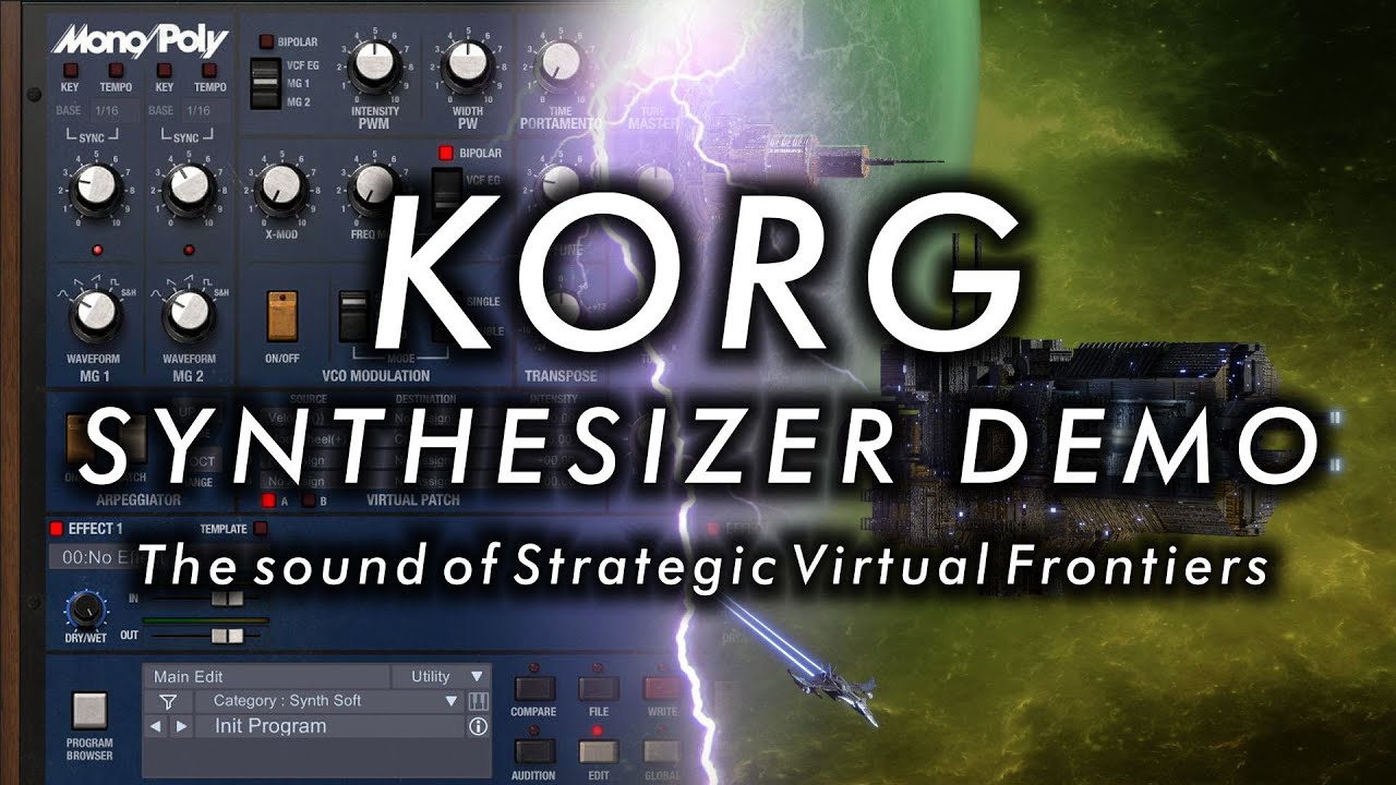 Korg synthesizer demo: Korg synths used on album Strategic Virtual Frontiers