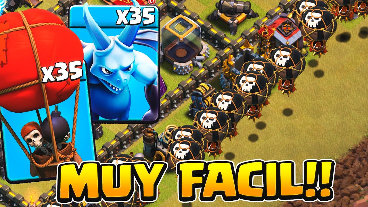 ASI atacaban con GLOBOS hace 10 AÑOS 🎈 Clash of Clans