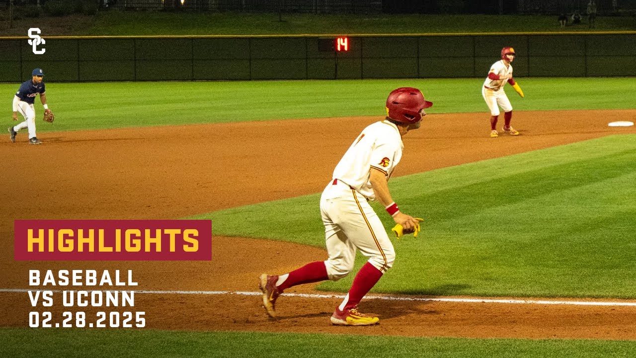 Baseball - USC 8, UConn 5: Highlights (02/28/25)