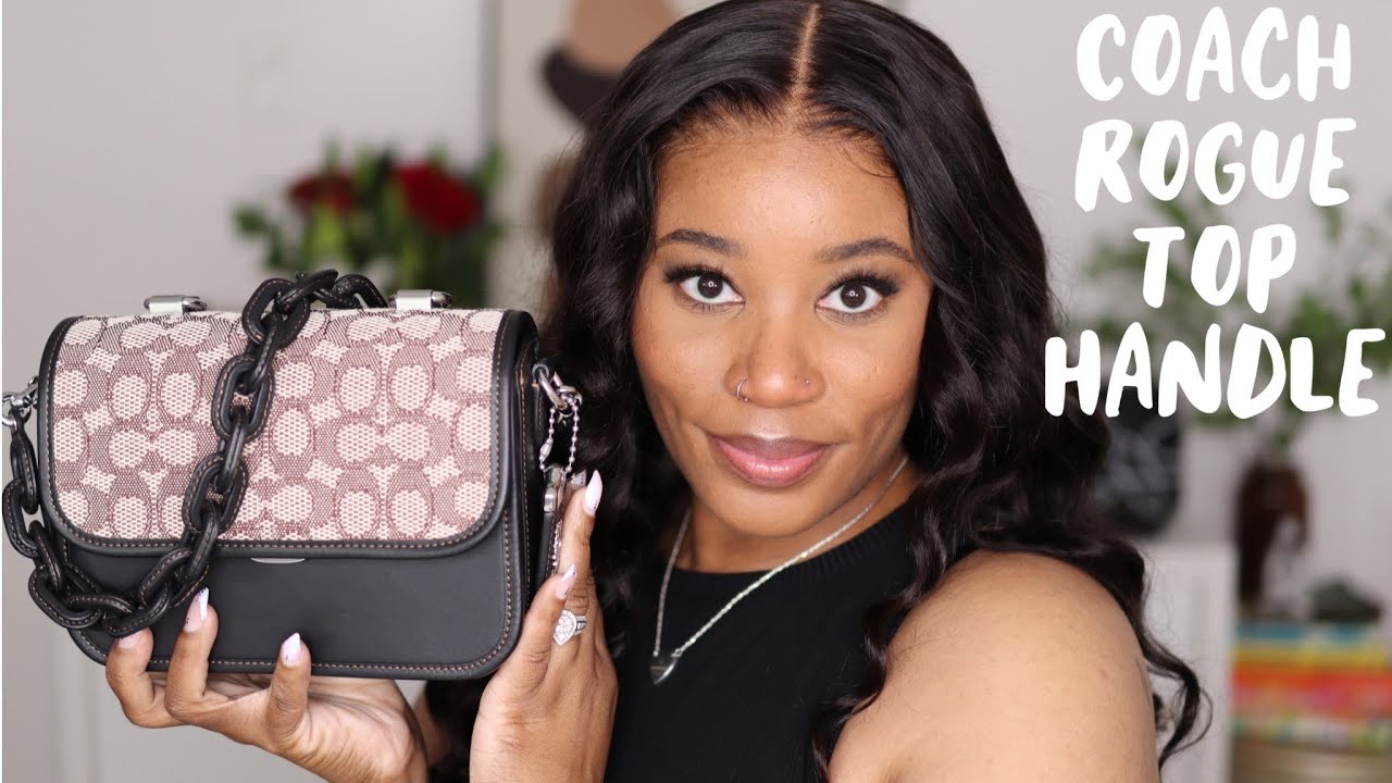 Coach Rogue Top Handle Review | Signature Jacquard | WIMB+MOD SHOTS