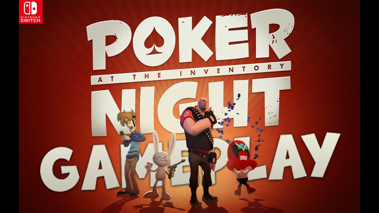 Your favorite poker game - Poker Night at the Inventory [Switch] [HD] Gameplay