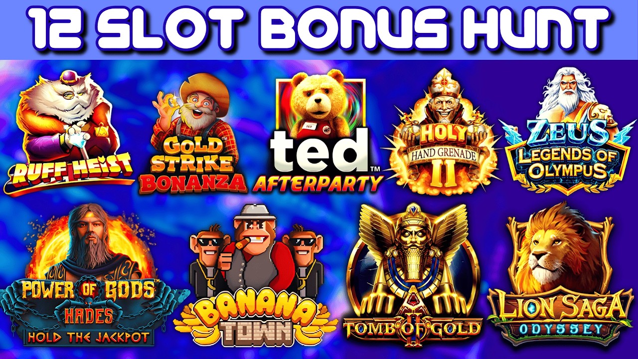 12 Slot Bonus Hunt! RARE 5 Scatter Bonus! 🎰 14.02.26 🎰