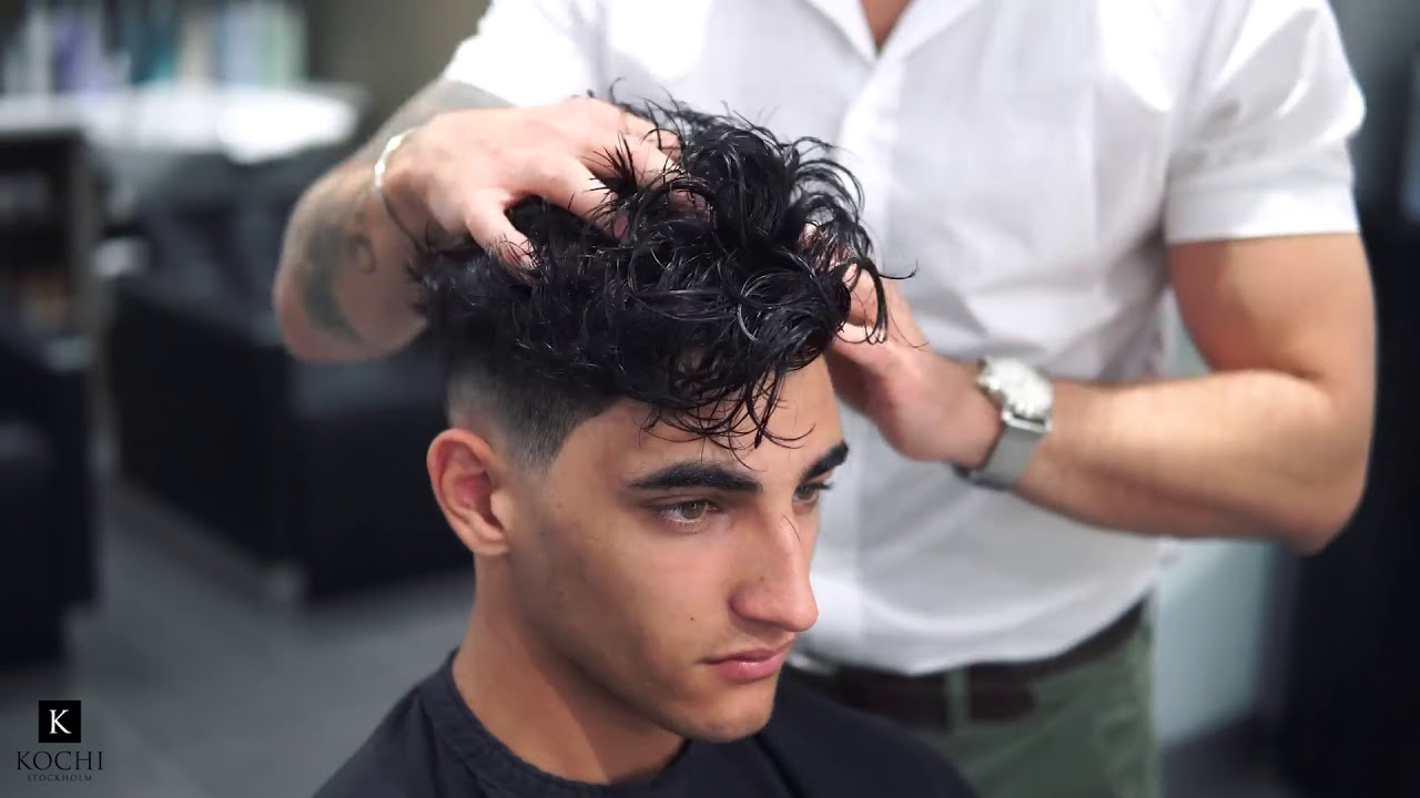 CURLS & low fade - Popular Men's Hairstyles  #NEW 2017