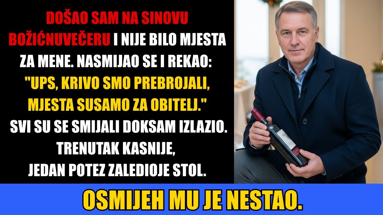 Moj Sin mi je na božićnoj večeri rekao: 