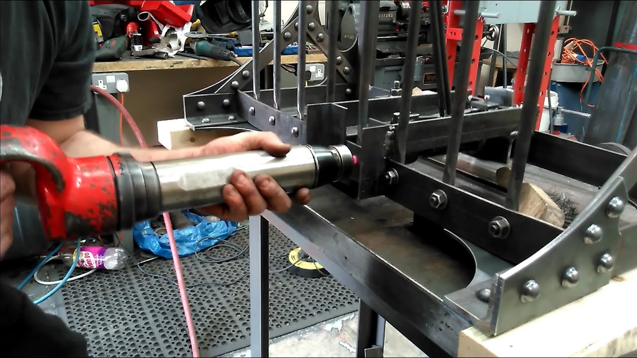 More one man hot riveting @ iconoclast Constructs
