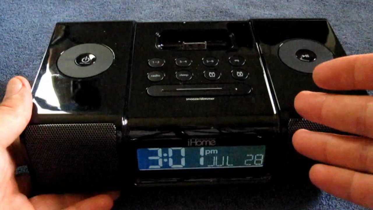 Review iHome IP9 Alarm Clock Radio / Universal Dock iPhone & iPod